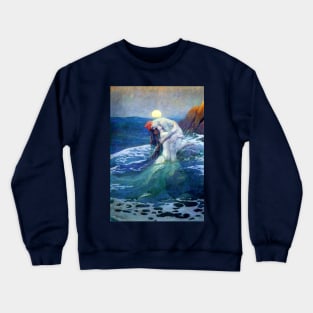 The Mermaid - Howard Pyle Crewneck Sweatshirt